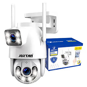 Câmera wifi inteligente 360º   Jortan duas lentes