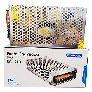 Fonte chaveada 12V 10A It-blue