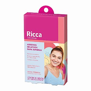 ADESIVO CURATIVO PARA ACNE C/20 UND RICCA (BELLIZ)