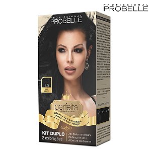 KIT COLORACAO PERFEITA 1.0 50ML PRETO INTENSO (PROBELLE)