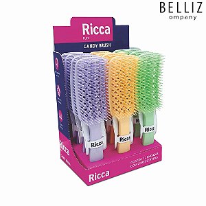 ESCOVA RICCA FLEX CANDY DISPLAY C/ 12 UND (BELLIZ)