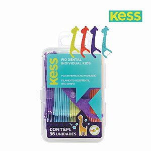 FIO DENTAL INDIVIDUAL KESS KIDS C/36 UND