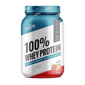 WHEY PROTEIN 100% POTE 900G MORANGO