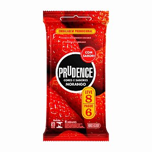 PRESERVATIVO SABOR MORANGO L8P6