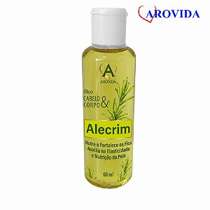 OLEO CABELO E CORPO ALECRIM 60ML (AROVIDA)