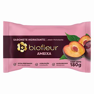 SABONETE BARRA AMEIXA 180G- BIOFLEUR