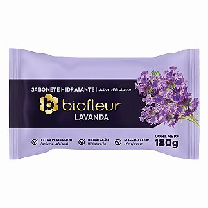 SABONETE BARRA LAVANDA 180G- BIOFLEUR
