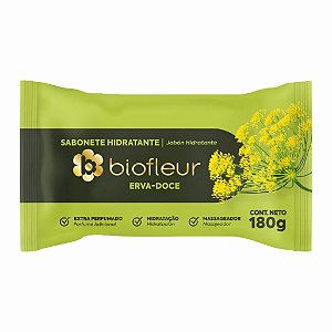 SABONETE BARRA ERVA DOCE 180G- BIOFLEUR