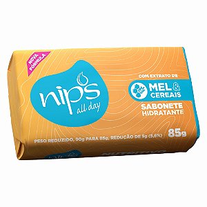 SABONETE BARRA MEL E CEREAIS NIPS 85G- BIOFLEUR