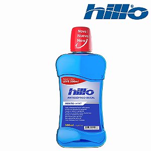 ANTISSEPTICO BUCAL MENTA 500ML S/ ALCOOL (HILLO)