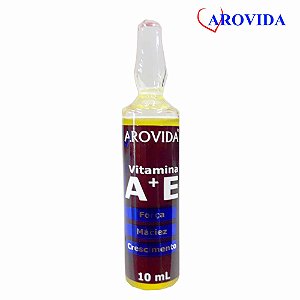 VITAMINA CAPILAR A+E 10ML C/ 24 UN (AROVIDA)