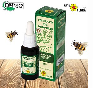 EXTRATO DE PROPOLIS VERDE 70 30 ML (APIS FLORA)
