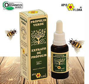 EXTRATO DE PROPOLIS VERDE 30ML API (APIS FLORA)