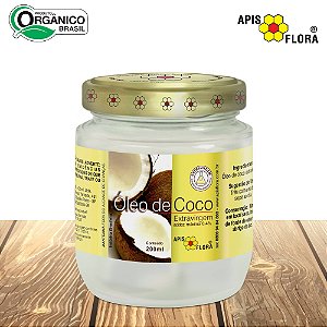 OLEO DE COCO EXTRAVIRGEM 200ML API (APIS FLORA)