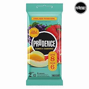 PRESERVATIVO MIX DE SABORES L8P6 (PRUDENCE)