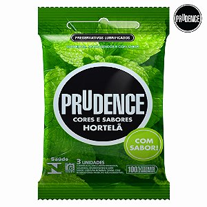 PRESERVATIVO SABOR HORTELA 3UND (PRUDENCE)