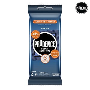 PRESERVATIVO SUPER SENSITIVE C/6 (PRUDENCE)