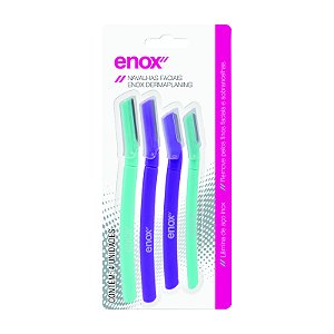 NAVALHA FACIAL ENOX DERMAPLANING (4 UNID.)