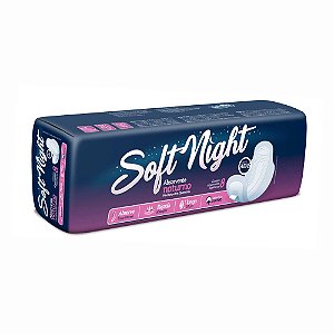 ABSORVENTE NOTURNO SOFT NIGHT C/ABAS C/10UN POS PARTO