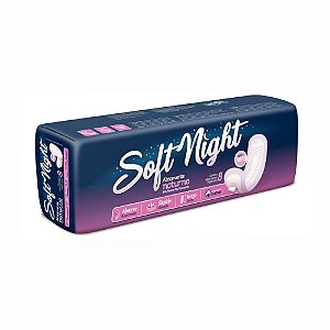 ABSORVENTE NOTURNO SOFT NIGHT S/ABAS C/10UN POS PARTO