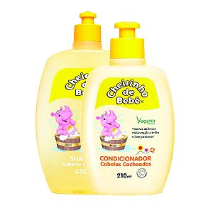 COMBO SHAMPOO CABELOS CACHEADOS 430ML+COND 210 ML CH. BEBE