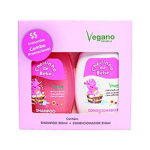 COMBO SHAMPOO+COND 210 ML ROSA VEGANO CH. BEBE