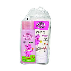 COMBO COLONIA SPRAY 200ML+ LOCAO HIDR. 160G ROSA CH BB