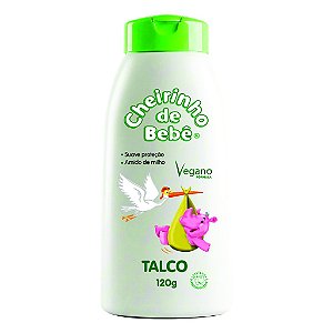 TALCO 120G VERDE VEGANO CH. DE BEBE