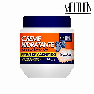 CREME HIDRATANTE MAOS E PES SEBO DE CARNEIRO 240G