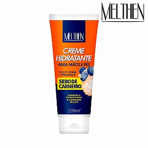 CREME HIDRATANTE MAOS E PES SEBO DE CARNEIRO BISNAGA 200ML