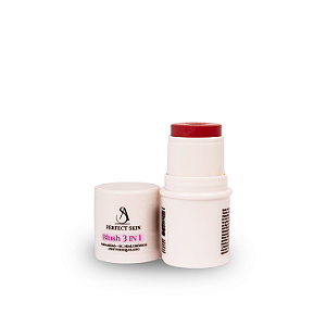 Blush 3 em 1 com FPS 38 - Rosa Escuro