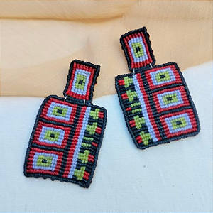 Brinco Estampa Africana