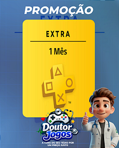 PlayStation Plus Extra (Assinatura 1 Mês) - Mídia Digital PS4/PS5