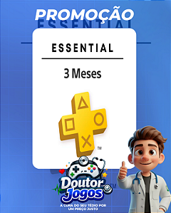 PlayStation Plus Essential (Assinatura 3 Meses) - Mídia Digital PS4/PS5