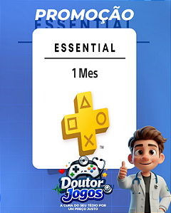 PlayStation Plus Essential (Assinatura 1 Mês) - Mídia Digital PS4/PS5