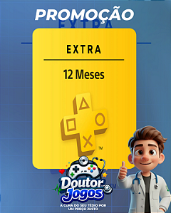 PlayStation Plus Extra (Assinatura 12 Meses) - Mídia Digital PS4/PS5
