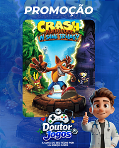 CRASH BANDICOOT N. SANE TRILOGY - Mídia Digital PS4/PS5