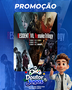 RESIDENT EVIL REMAKE TRILOGY - MÍDIA DIGITAL PS4/PS5