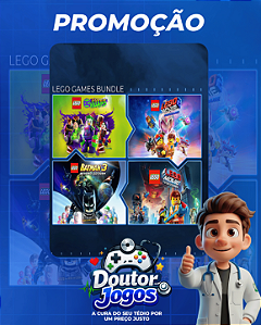CONJUNTO DE JOGOS LEGO® - MÍDIA DIGITAL PS4/PS5