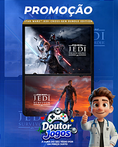EDIÇÃO DO PACOTE ENTRE GERAÇÕES DE STAR WARS JEDI - Mídia Digital PS4/PS5