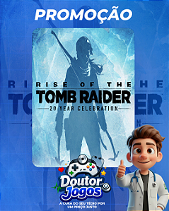 Rise of the Tomb Raider: Comemoração de 20 Anos - Mídia Digital PS4/PS5