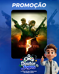 RESIDENT EVIL 5 - Mídia Digital PS4/PS5