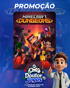 Minecraft Dungeons Mídia Digital PS4/PS5