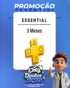 PlayStation Plus Essential (Assinatura 3 Meses) Mídia Digital PS4/PS5