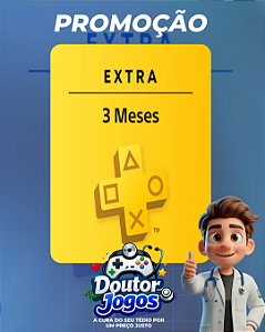 PlayStation Plus Extra (Assinatura 3 Meses) Mídia Digital PS4/PS5
