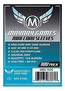 Mayday Mini Euro Card Sleeves (45x68mm)
