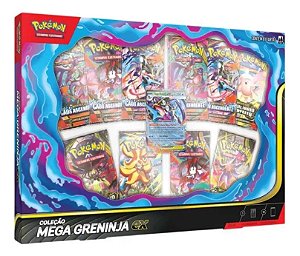Box Pokémon Coleção Mega Greninja Ex - Copag