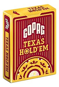 Baralho Poker Copag Texas Hold'em Vermelho