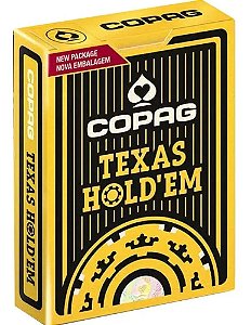 Baralho Poker Copag Texas Hold'em Preto