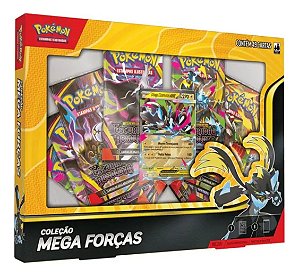 Pokémon Box Coleção Mega Forças Mega Zeraora Ex - Copag